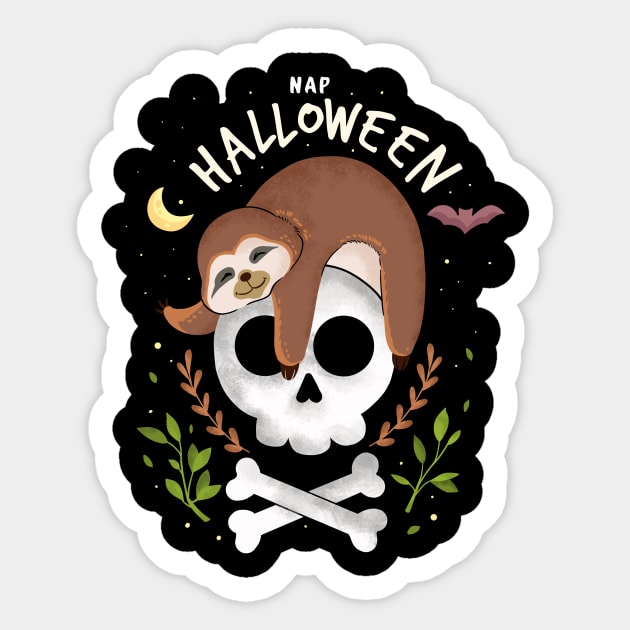 Nap Halloween Sticker by Eoli Studio